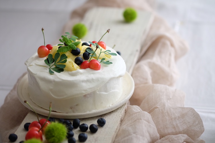 夏のショートケーキ